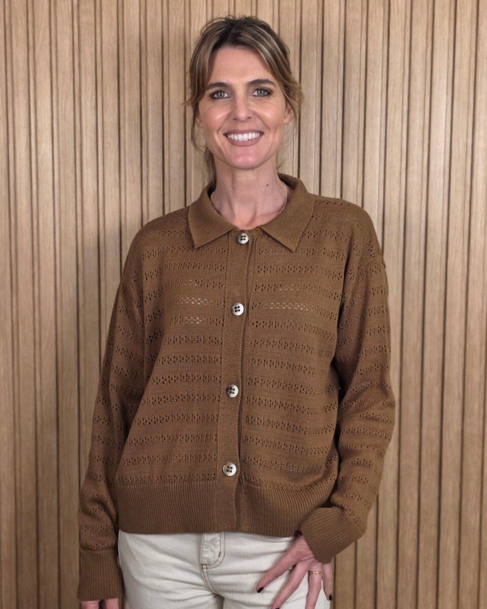 Cardigan Catalina - Ocre 