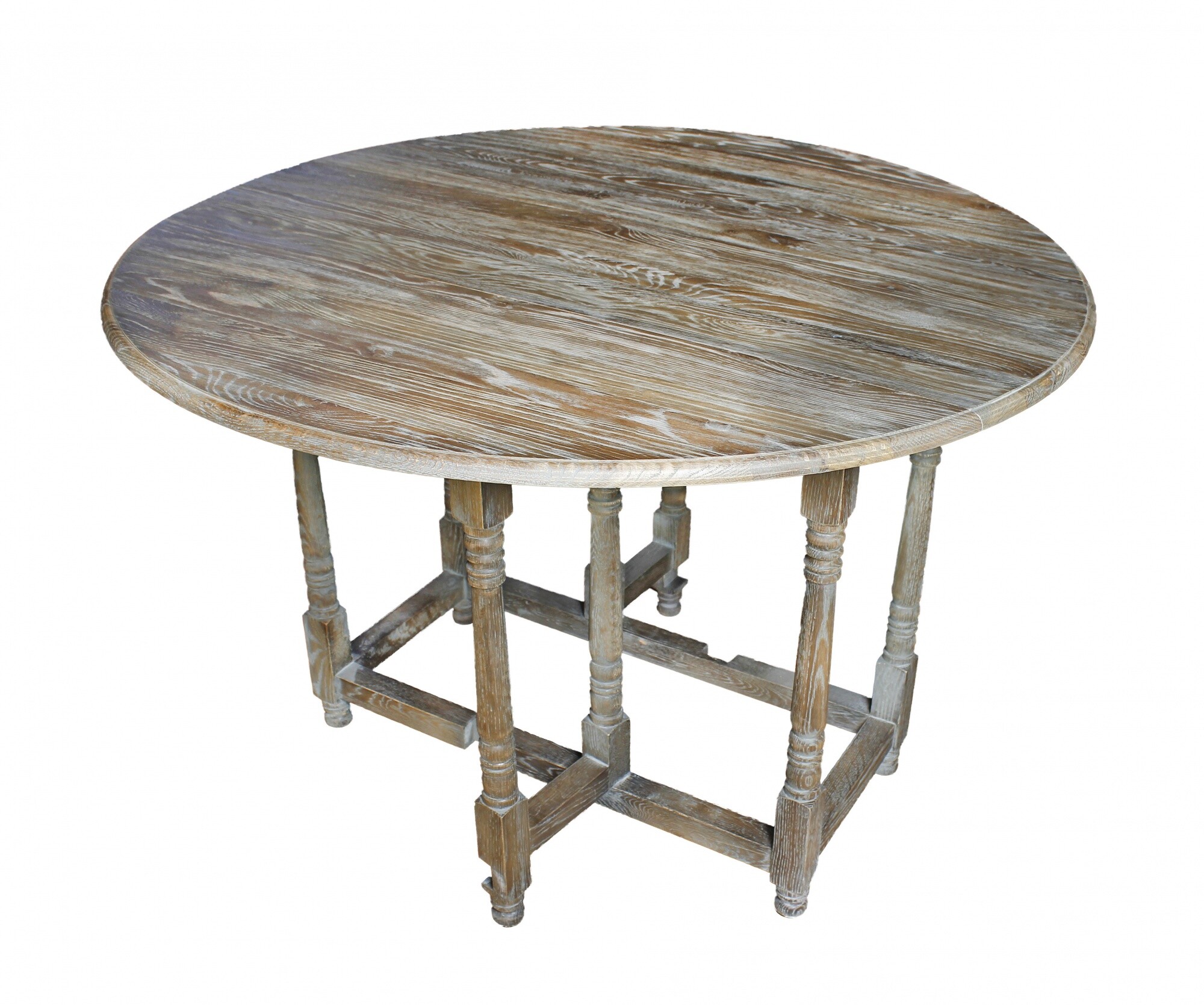 152821 Mesa de comedor plegable de diseño vintage 110 madera