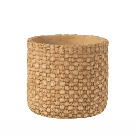 MACETA CEMENTO NATURAL-BEIGE WOVEN
