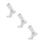 Medias Unisex New Balance Crew X3 Blanco
