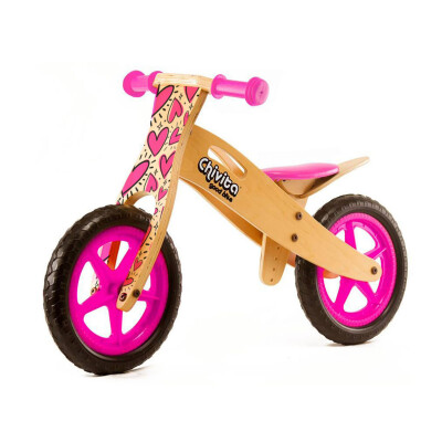 Chivita Bicicleta de equilibrio Corazones Rosa