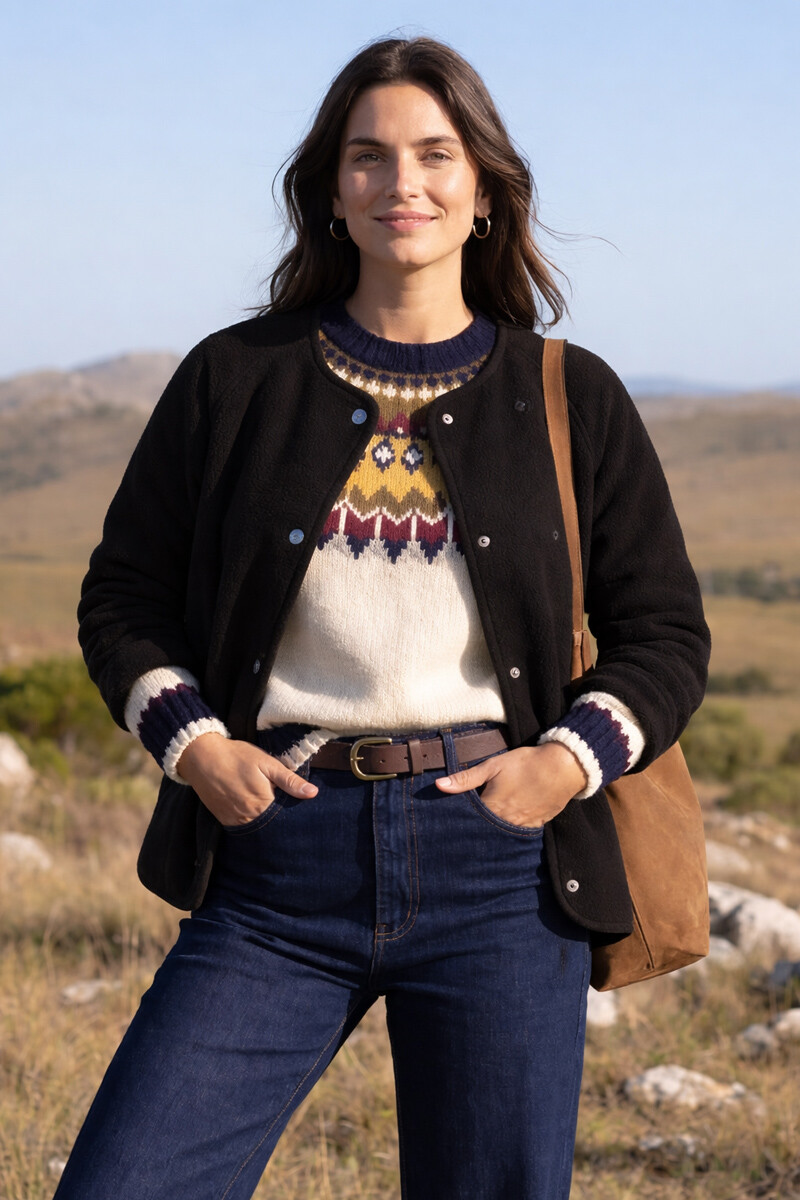 Abrigo Amapola - Negro 