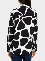 Camisa Estampada Efecto Arrugado multicolor