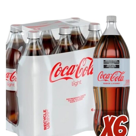 FUNDA X 6 UNIDADES COCA COLA 2.25LT LIGHT 001