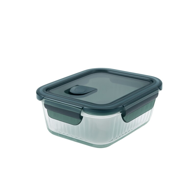 Pote hermético de vidrio 1400ml TRANSPARENTE