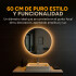 Espejo Redondo Baño Táctil 3 Modos Luz Retroiluminado 60 Cm Diseño Circular