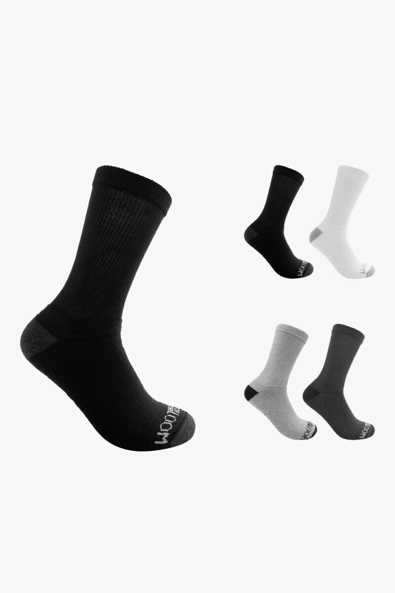 Pack x5 Medias afelpadas caña corta para niños MULTICOLOR