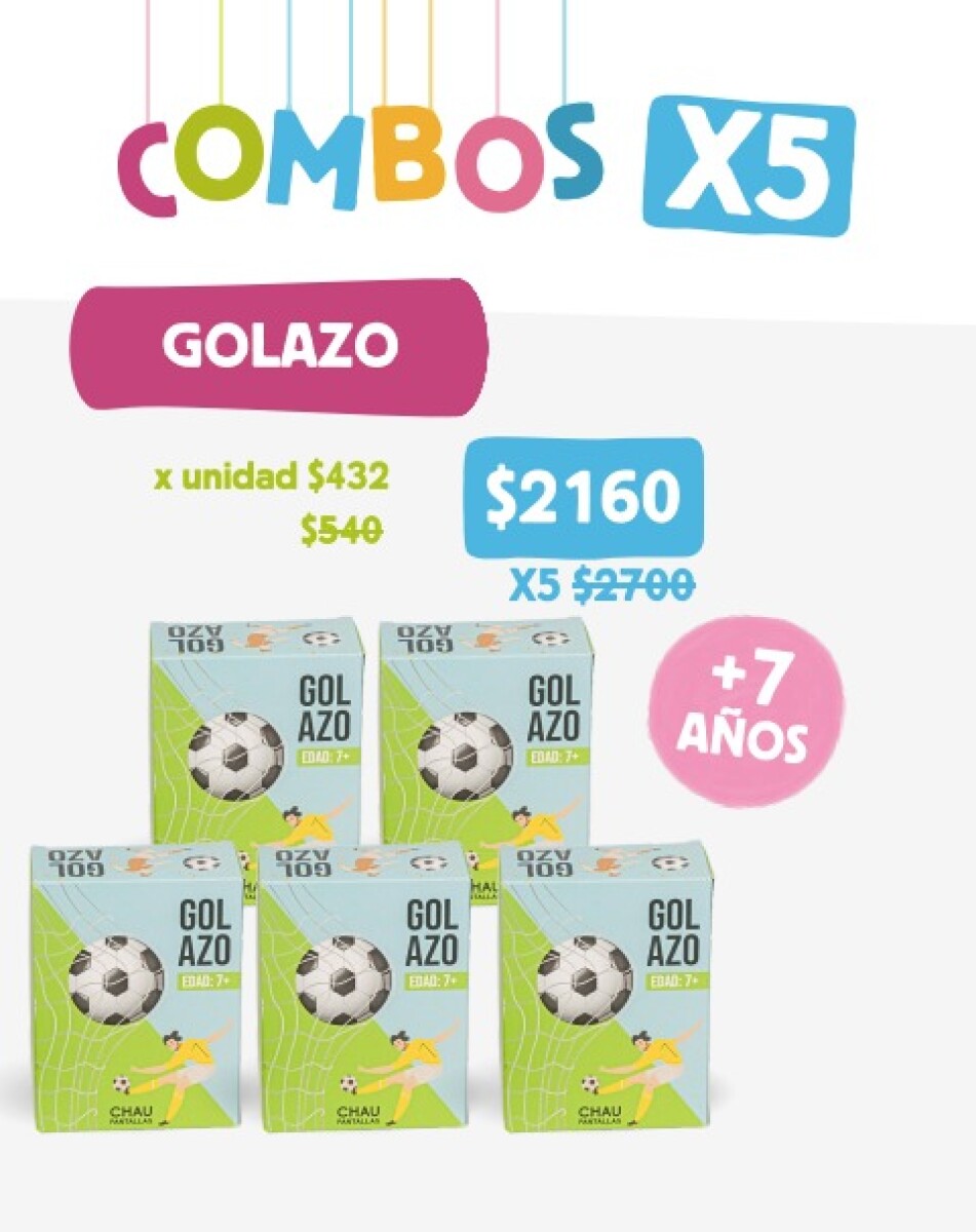 GOLAZO X 5 