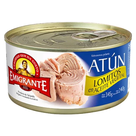 ATUN LOMITO ENT ACEITE LATA 354G EMIGRANTE ATUN LOMITO ENT ACEITE LATA 354G EMIGRANTE