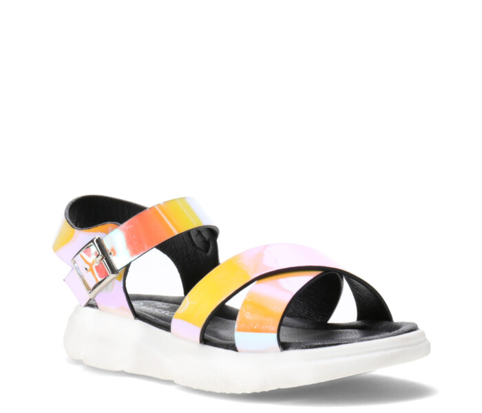 Sandalias de Niña Mini Miss Carol Trope Blanco Perla