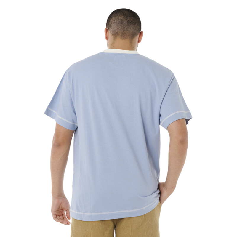 Remera Rip Curl Aots Ty Williams Ringer Tee - Celeste Remera Rip Curl Aots Ty Williams Ringer Tee - Celeste
