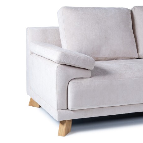 Rinconera Adalia - Tela Microfibra - Chaise derecho 12072 (Beige)