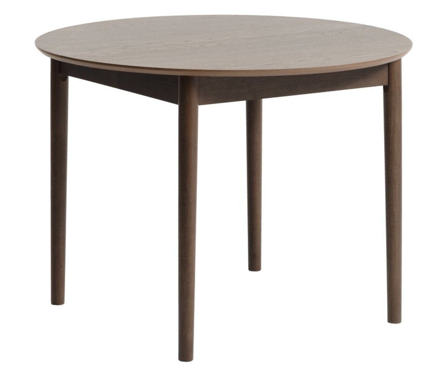 Mesa de comedor MARSTRAND exten Ø110/110x200 roble osc 