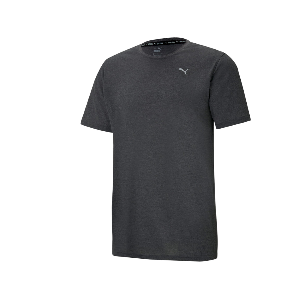 REMERA PUMA PERFORMANCE HEATHER - Black 