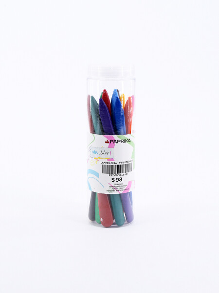 LAPICES DE CERA CON ESTUCHE 4 O +