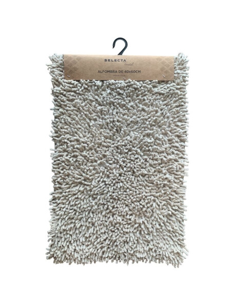 ALFOMBRA RECT BAÑO MONTAÑAS SHAGGY NATURAL 40X60CM ALFOMBRA RECT BAÑO MONTAÑAS SHAGGY NATURAL 40X60CM