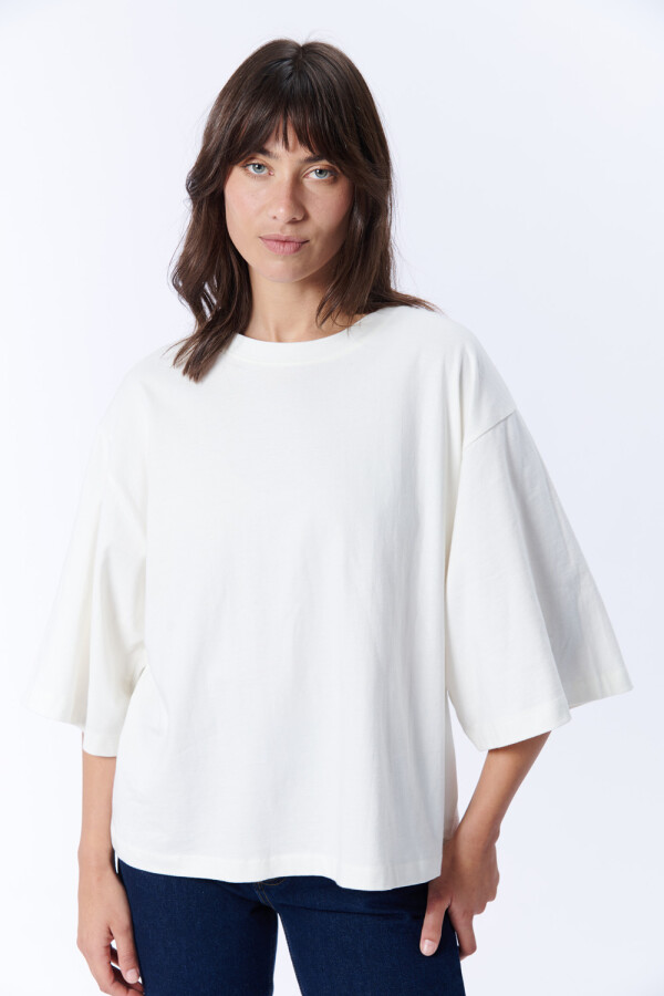 Remera manga ancha Crudo