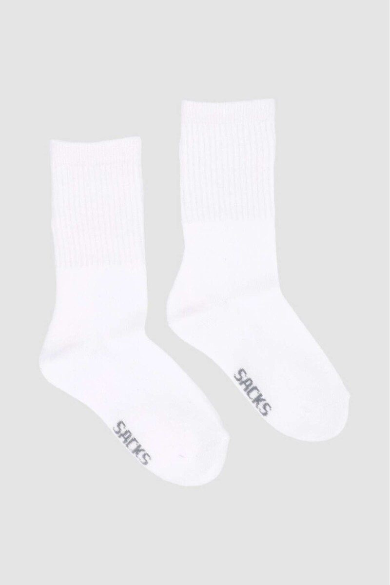 Medias deportivas - Blanco 