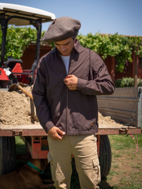 Campera de gabardina Army