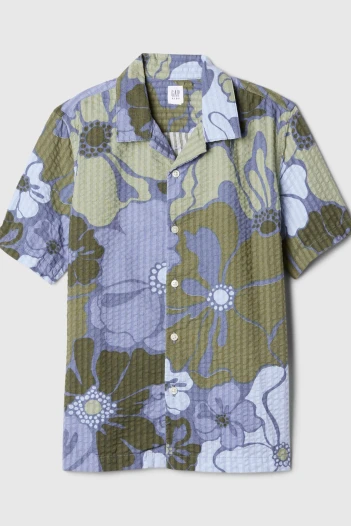 Camisa Manga Corta Niño Multi Floral