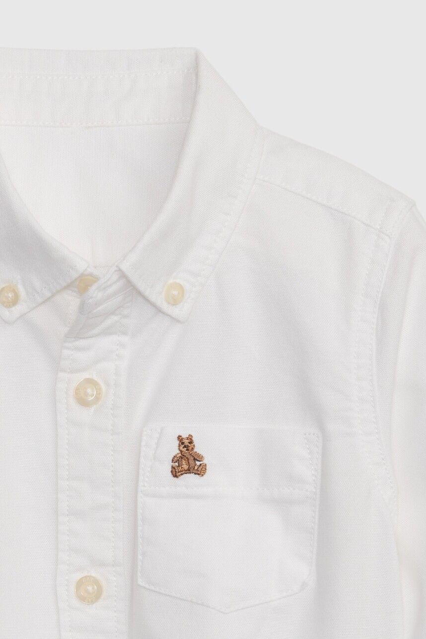 Camisa Oxford Toddler Niño White Uk