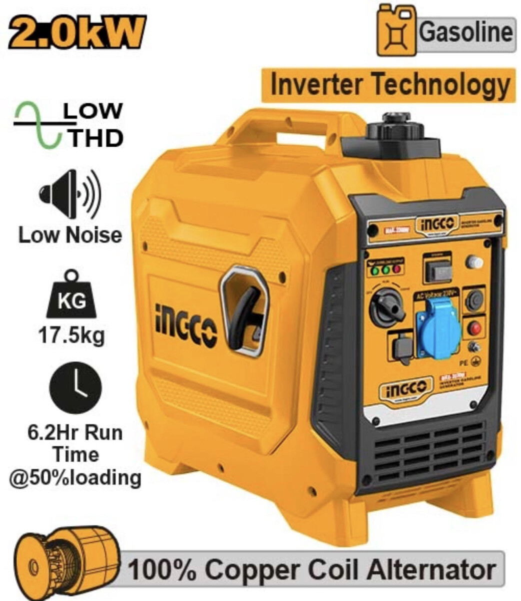 GENERADOR INVERTER 2.0KW INGCO GEI23006 