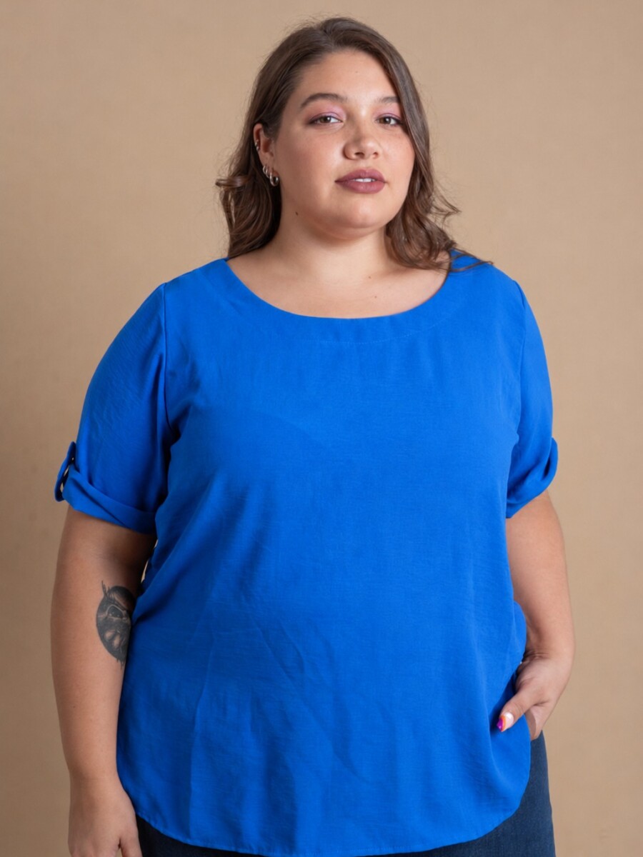 Remera Bruselas Azul francia