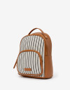 Mochilas Urbanas Basicos Mochila Combinada Con Bolsillo Frontal - Combinacion Bicolor