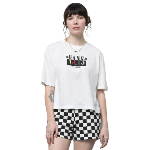 Remera Vans Always Late Relaxed - Blanco Remera Vans Always Late Relaxed - Blanco