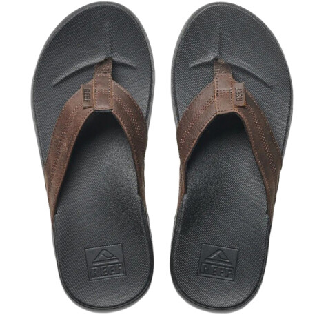 Sandalias de Hombre Reef Cushion Phantom Negro - Marrón