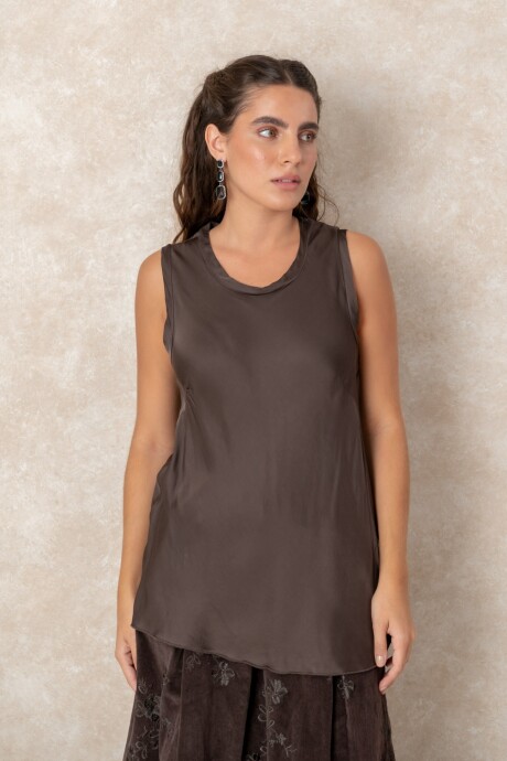 MUSCULOSA KIKI Chocolate