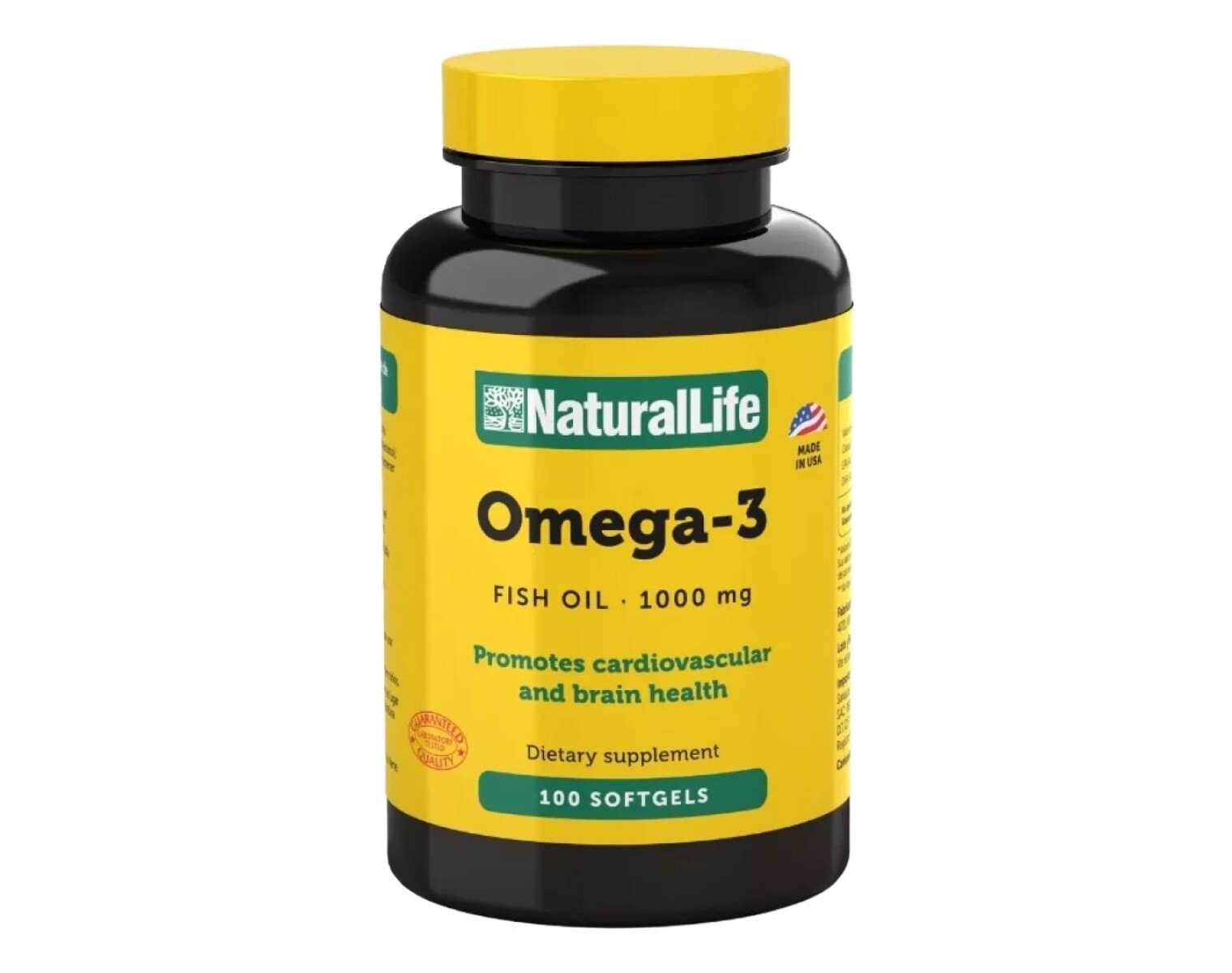 Omega 3 Fish Oil 1000mg 100caps Natural Life 