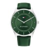 Reloj Tommy Hilfiger 1782593 con correa de cuero Verde