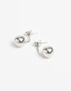 Aros Pasantes Metal Aros Cortos De Acero - Plateado