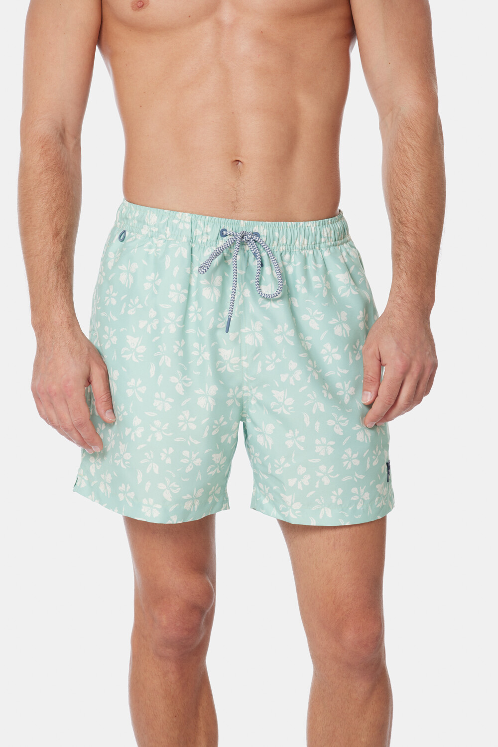 SHORT DE BAÑO ESTAMPADO Verde