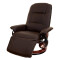 Sillón Ejecutivo Masaje Calefacción Apoyapies Cuerina MARRON