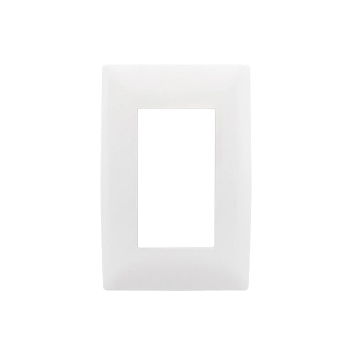 Plaqueta para 3 módulos blanca c/ bastidor Atenea - M48636 