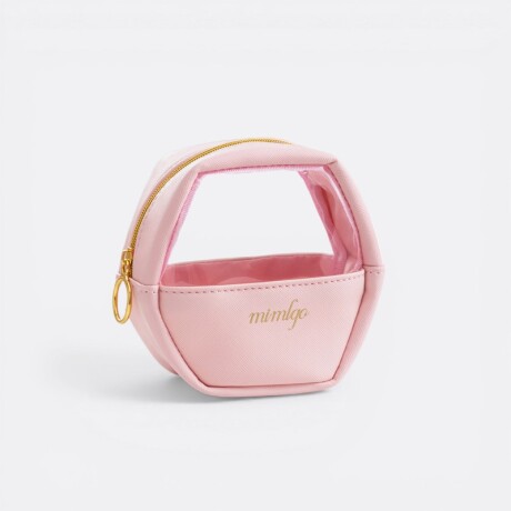 Set Cosmetiquero Neceser Tres Tamaños Rosa