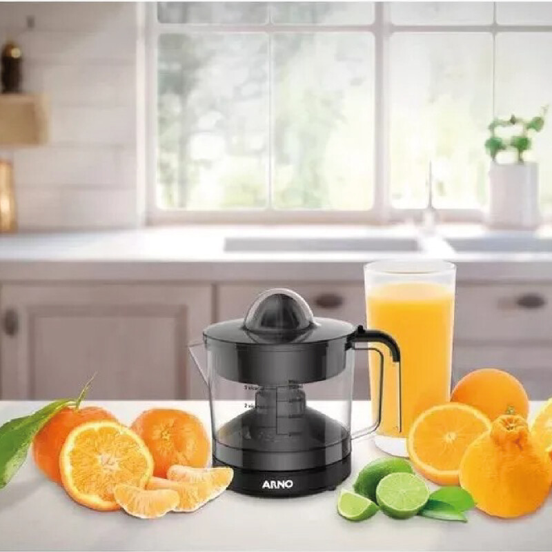 Exprimidor Arno Citrus Press | Capacidad de 0,75Lts. | Automática | Color negro. Exprimidor Arno Citrus Press | Capacidad de 0,75Lts. | Automática | Color negro.