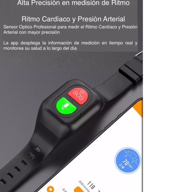 Smartwatch GPS Boton Inteligente Sin Color