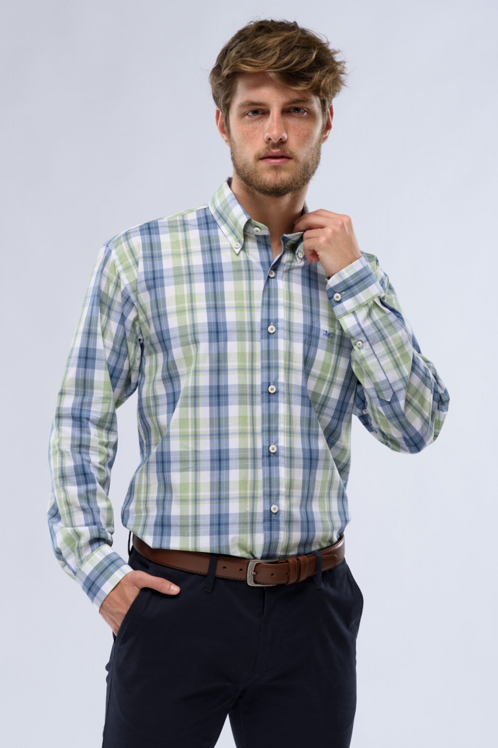 CAMISA CUADROS Verde