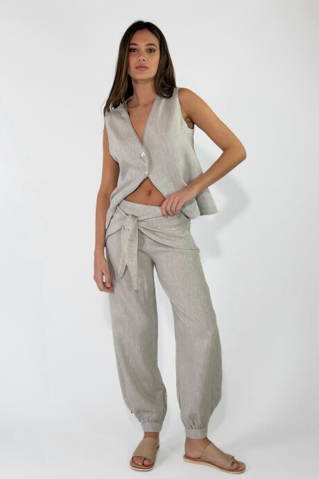 PANTALON KAORI Crudo