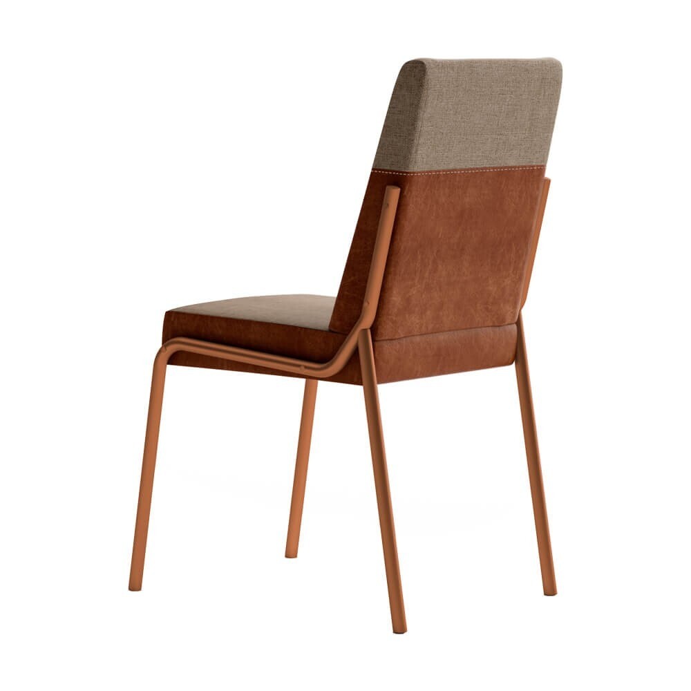 Juego de Comedor Stellar Hug Rectangular 4 sillas Marron