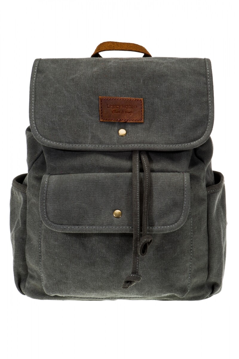 Mochila en canvas - Verde 
