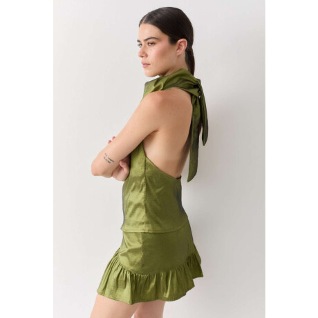 TOP HALTER PARTY Verde