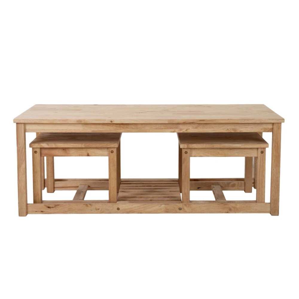 MESA RATONA CENTRAL MADERA NATURAL-BEIGE MONTANA NATURAL