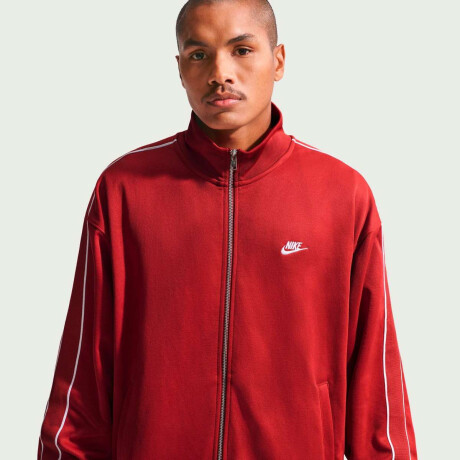 Campera Abrigo Nike Sportswear Club de Hombre Rojo