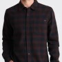 Camisa Roark Crossroads Flannel Hombre Dark Brown