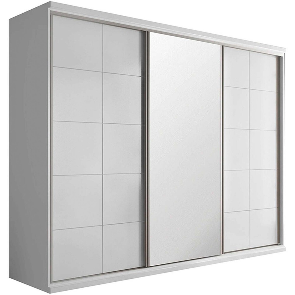 ROPERO PLACARD 3 PUERTAS CORREDIZAS MDF BLANCO SOUTH