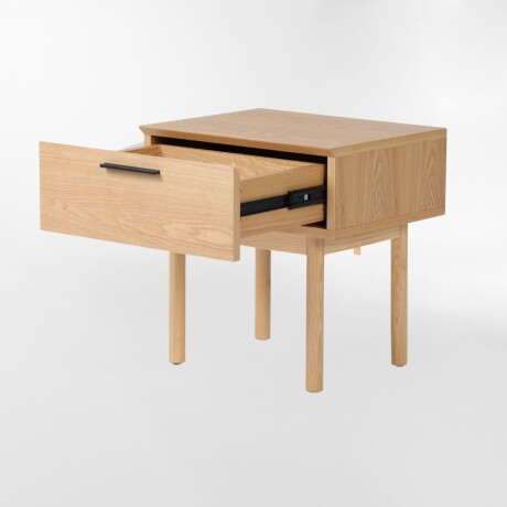 MESA DE NOCHE LAGRIMA ROBLE CLARO - UNICO